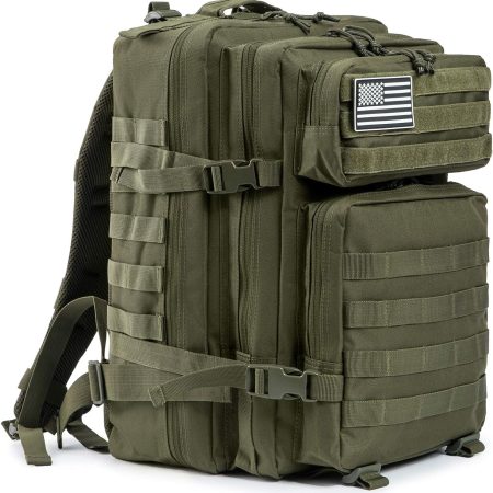 45L Military Tactical Backpacks  Army Assault Pack 3 Day Bug Out Bag Hiking Treeking Rucksack…
